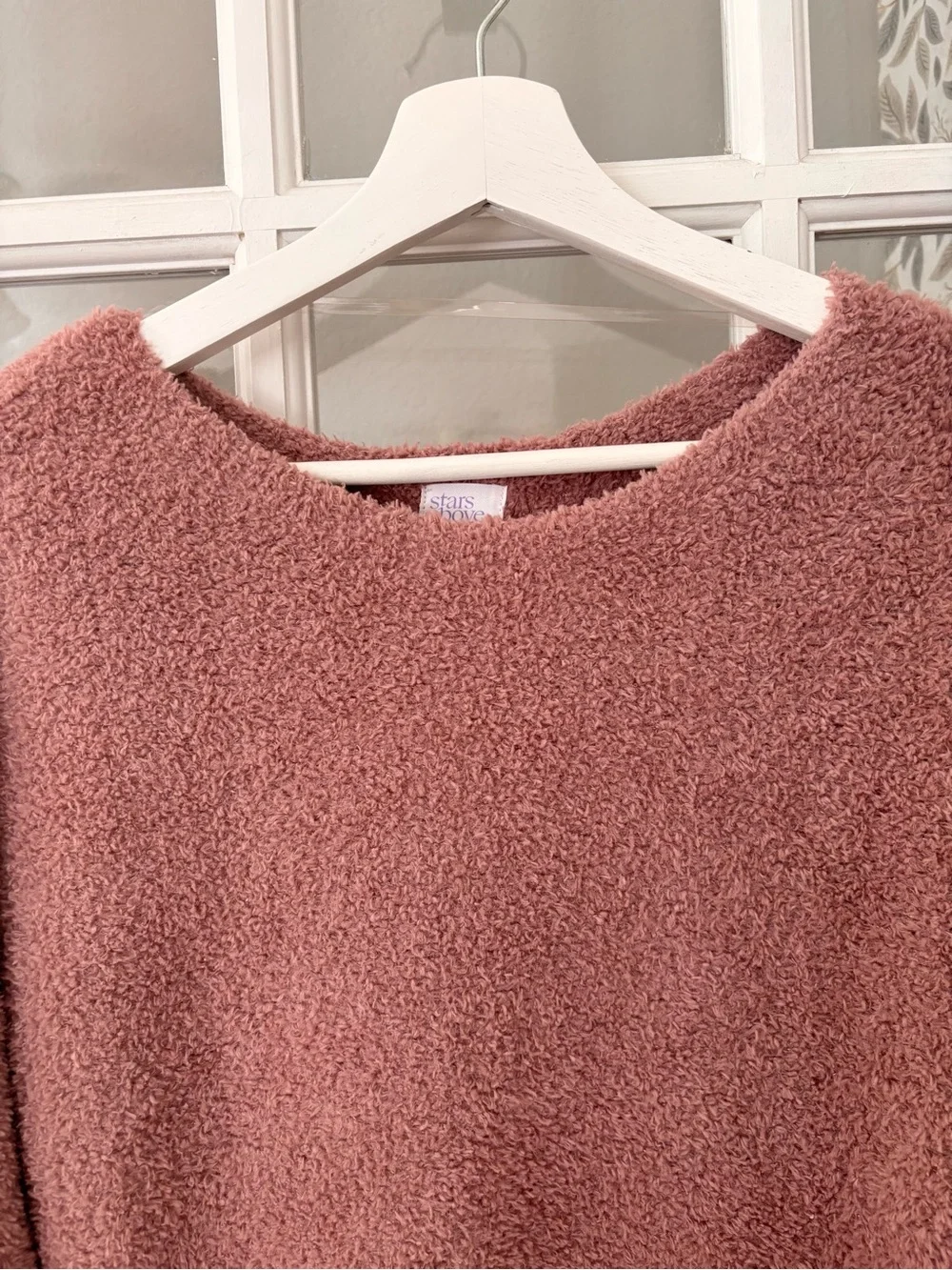 STARS ABOVE Teddy Lounge Sweater Sz M